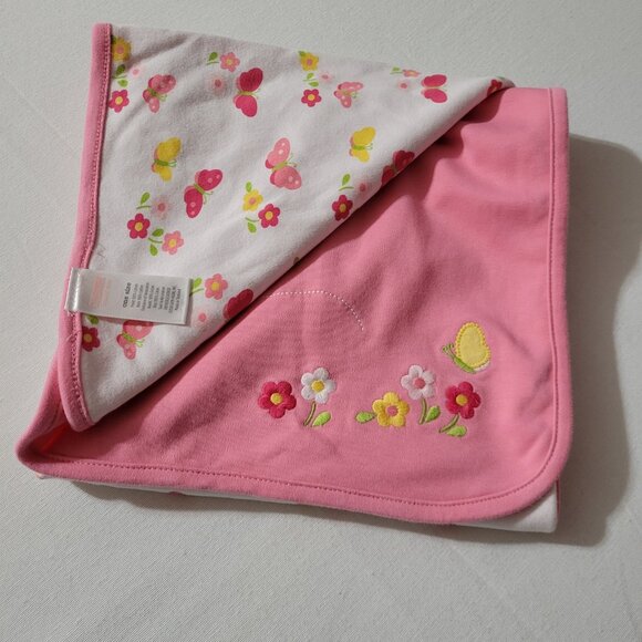 Gymboree Brand New Baby Butterfly Used Blanket In VVGUC. Located A21
